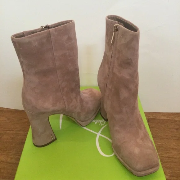 Sam Edelman Jaye Cashmere Suede Bootie NIB - Picture 2 of 9